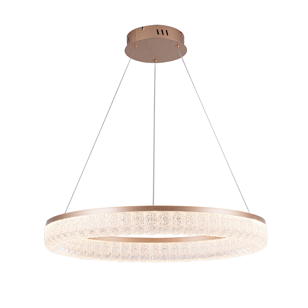 COLGANTE ARO LED 60W 3000K 40cm DORADO